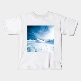 SCENERY 60 - White Snow Mountain Frost Forest Cold Ice Kids T-Shirt